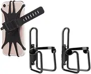 Leona Co Universal Bike Phone Mount Holder Handlebar Pram Cradle Water Bottle Cages Racks