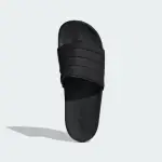 【ADIDAS 愛迪達】ADILETTE COMFORT 拖鞋 男鞋 女鞋 黑 運動拖鞋(ID3406)