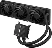 ASUS ProArt LC 360 All-in-one CPU Liquid Cooler with Illuminated System Status Meter and Three Matte Black Alphacool Apex Stealth Metal Power Fans