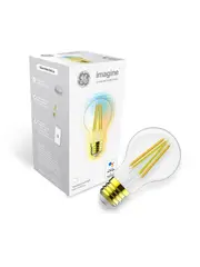 GE Imagine Sync 6.5W ES CCT LED Dimmable Smart Heritage A60 Globe