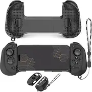 Silicone Grip Case Cover for SCUF Nomad,Controller Grip Protective Cover Compatible with SCUF Nomad Wireless iPhone Mobile Gaming Controller,Handle Protective Case Cover with Lanyard (Black)