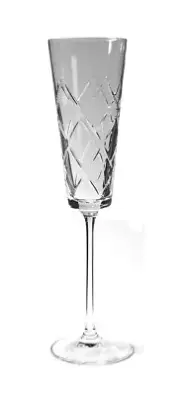 Wedgwood for Martha Stewart Trellis 7oz Champagne Flute Crystal Stemware Glass