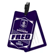 Fremantle Dockers AFL Bag Tag Luggage Suitcase Backpack