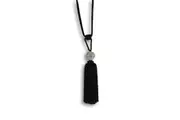 Riva Home Crystal Ball Tie Back (Black) (One Size)