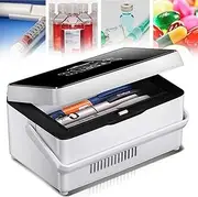 Medication Refrigerator, Insulin Cooler Portable Electric Portable Cooler Intelligent Mini Fridge with Large Refrigeration Space for Medical Cooler Bag for Travel