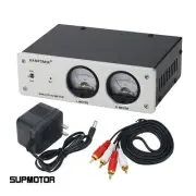 VU Meter Head Level Meter Aluminum Alloy Panel LED W/ Sound Control Driver Board