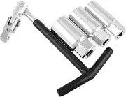 iplusmile 1 Set Spark Plug Wrench Tool Kit Durable Metal Spark Plug Socket for Easy Removal and Replacement for DIY Enthusiasts and Professional Mechanics Automotive Maintenance