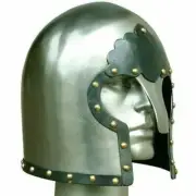 18 Gauge Steel Medieval Knight Lobster Tail Pot Helmet Germany 2nd half 16th