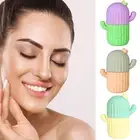 Ice Roller Massager Eyes Treatment Tool Cactus Shape Silicone Face Ice