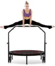 40" Mini Exercise Trampoline for Kids Adults Indoor Foldable Fitness Rebounder
