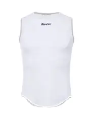 Santini Lieve Sleeveless Baselayer - White Size XL/2XL