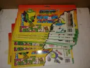 20 Vintage Mint Unused 1998 Rub-It Rub-On Graphix,Weird-Ohs,Nutty Mads,Monsters