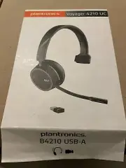 New Plantronics Voyager 4210 UC Bluetooth Stereo Headset, No USB Dongle
