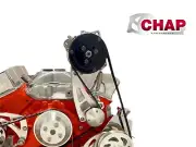 Small Block Chevy Serpentine Pulley Conversion Kit A/C Only LWP