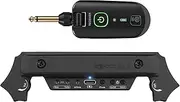 Wireless Acoustic Guitar Pickup Rechargeable Magnetic And Microphone Soundhole Pickup For Acoustic Guitar Build-In Volume Control(Black)