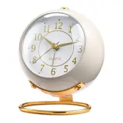 Alarm Clocks, Retro Backlight, Cute Simple Design, Small Desk Clock with Night Light, Silent Non-Ticking, Battery Operated, for Kids, Bedroom
