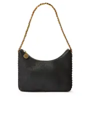 Stella McCartney Falabella Zip Mini Shoulder Bag in Black