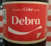 Share A Coke With Debra 2018 Personalized Coca Cola Vanilla Bottle