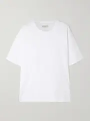 [Dries Van Noten] Dries Van Noten - Oversized Cotton-jersey T-shirt - White - small small White