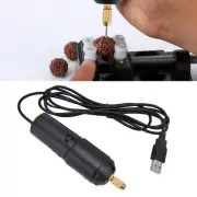 Resin Drill Mini USB Electric Drilling Machine Tool Set Kit For Crystal Pear NY9