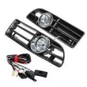 Front Fog Lights Assembly Fog Lamp Grille With Switch Harness Daytime Running Light For Mk4 1998-20