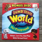 Jump Start World: Pet Playground Adopt Play Virtual Pets Cats Dogs PC Bonus Disc