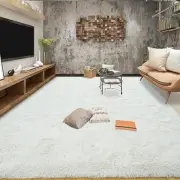 Area Rugs 9x12 for Living Room, Super Soft Fluffy Rugs 9 x 12 Feet Cream White