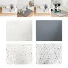 Reusable Dish Drying Mat Absorbent Pad for Kitchen Drawer Dining Table