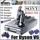9500mAh Battery For Dyson V6 Animal SV03 SV09 DC58 DC59 DC72 & Filter / Charger