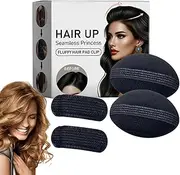 Hair Volume Boosters, Hair Cushion Styling, Volume Hair Base, Bump Up Hair Volume Base Padding Insert Tool Puff Insert Foam Concave 4 Cushion Styling for All Hair Types