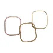 3 Pcs Apple Watch Protective Frame Case Aluminum Alloy for iWatch S8 Ultra-B
