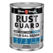 White Knight Rust Guard Cold Gal Silver Primer Paint - 1L