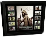 THE WALKING DEAD MICHONNE DANAI GURIRA SIGNED LIMITED EDITION FRAMED MEMORABILIA