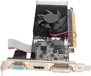 Computer Graphics Cards, GT210 1G DDR3 64 Bit Desktop PC Graphics Card with Cooling Fan, Support VGA DVI HDMI PCI Express 2.0 x 16 DirectX10.1 GT218/40nm Graphics Card for Gaming