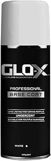 Glo-X Base Coat White For Ultimate Glow Power for GLO-X Glow Green or Aqua Spray Paint - White Acrylic Undercoat