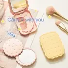 Mini Cookie Mirror Square Folding Compact Pocket Mirror Travel