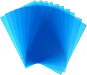 DOITOOL 10Pcs Transparent Color Filter Gel Sheets for LED Video Lights Photography Lighting Color Correction Film Durable Safe for Color Mixing Art Projects