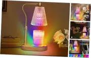 Candle Warmer Lamp with 8 Colors LED Changing,with Timer Dimmer Adjustable