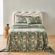 MyHouse Printed Flannelette Sheet Set - Dogs - King Single
