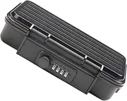 Splashes Proof Easy Carry Cash Box Reusable Travel Security Case ABS & Steel Password Safe Box For Traveling Gym Lockers Easy Carry Lock Box
