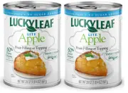 Lucky Leaf Lite Apple Fruit Filling or Topping 2 Pack