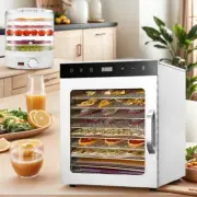 Food Dehydrator 5/10 Trays Adjustable Thermostat Jerky Fruit Herb Home Dryer