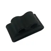 5 pcs Anti-slip Silicone Holder for AirPods Portable Anti-lost Strap Silicone bluetooth Earphone Fixed Band for Apple for Airpods BLACK COLOR