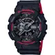 CASIO卡西歐 G-SHOCK 人氣經典紅黑雙顯手錶 送禮推薦-55mm GA-110HR-1ADR