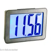 Jumbo LCD Display, Loud Alarm Clock with 9 Alarm Sounds