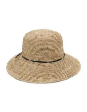 [Morgan & Taylor] Marina Bucket Hat in Natural/Blue