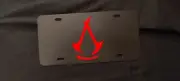 Assassin's Creed Plastic License Plate