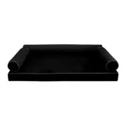 STYLE V6 Twin Velvet Contrast Indoor Daybed Mattress Pillow |COVER ONLY| AD374