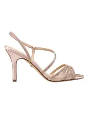 [NINA] Vianca Sandals in Pearl Rose Crystal/Mesh