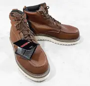 Wolverine 6" Full-Grain Leather Moc Steel-Toe ASTM EH Wedge Work Boot Men's 12XW